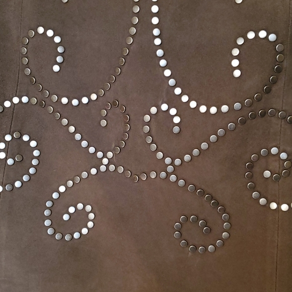 Suede & Silk Haute Hippie Micro Miniskirt - Picture 6 of 6